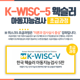 K-WISC-5 웩슬러 아동지능검사 초급과정