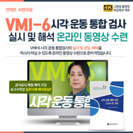 VMI-6 시각-운동 통합 검사 교육과정(동영상수련)
